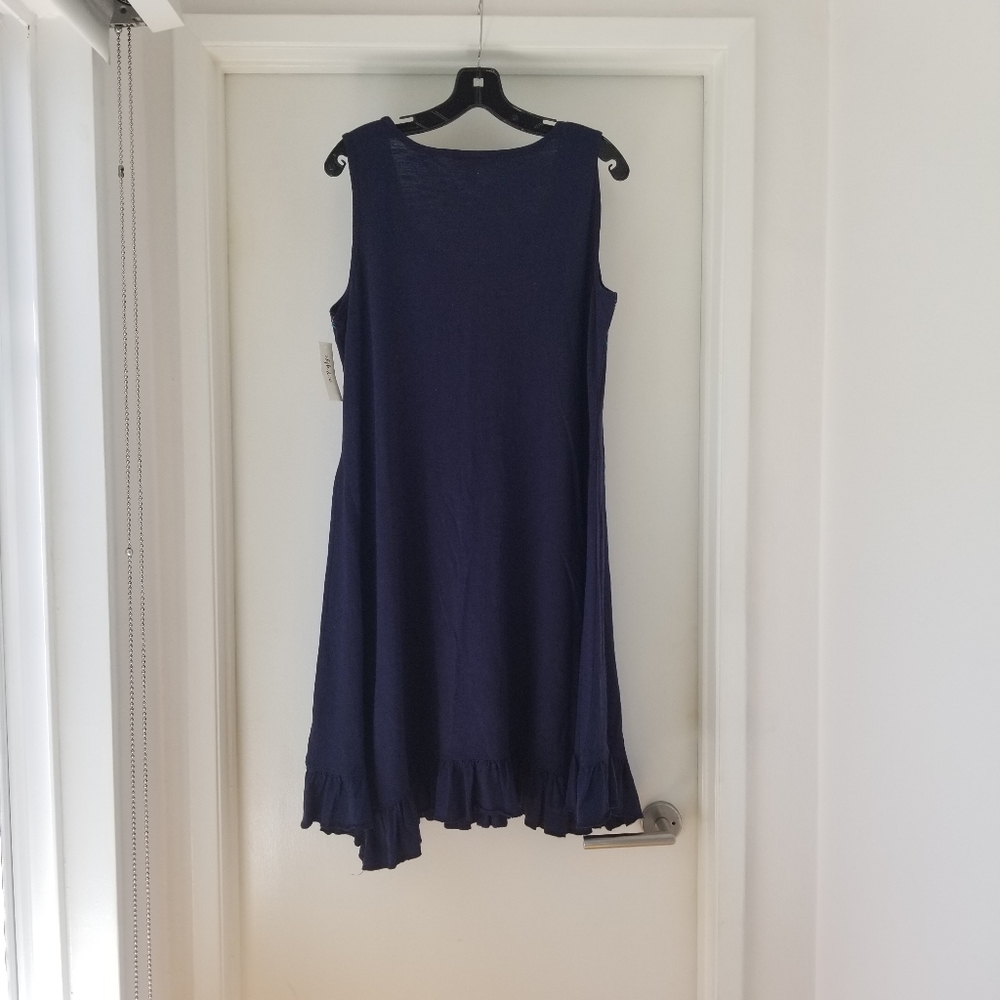 Style & co tank dress with embroidery and mirrors! - Picture 4 of 8